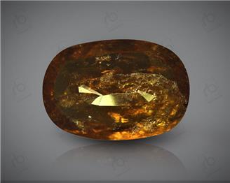 Natural Hessonite Garnet (Gomed) Certified  6.85 Cts ( 1248 )